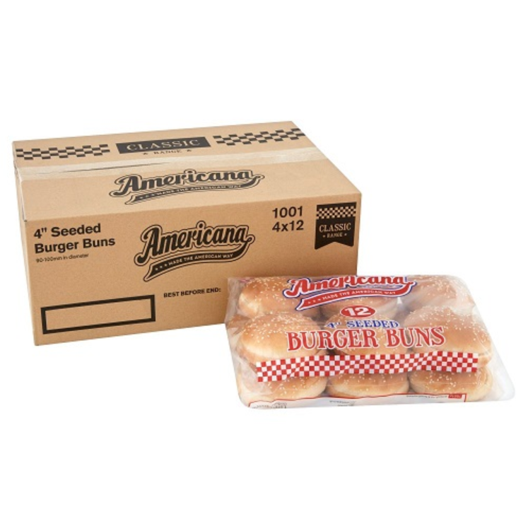 AMERICANA 4" SEEDED BUNS